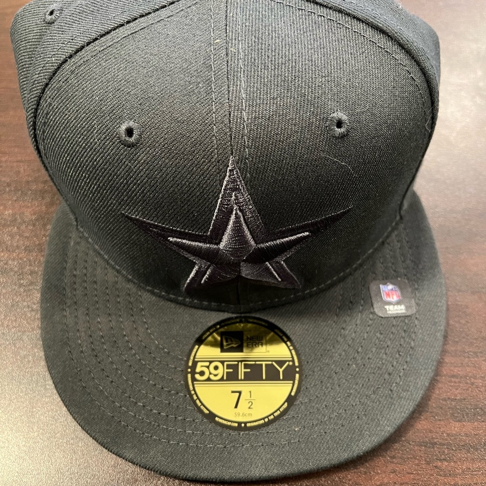 Gray Dallas Cowboys fitted hat 7 1/2